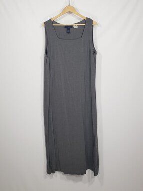 Venezia Grey Long Maxi Dress Women's 18/20 Sleeveless